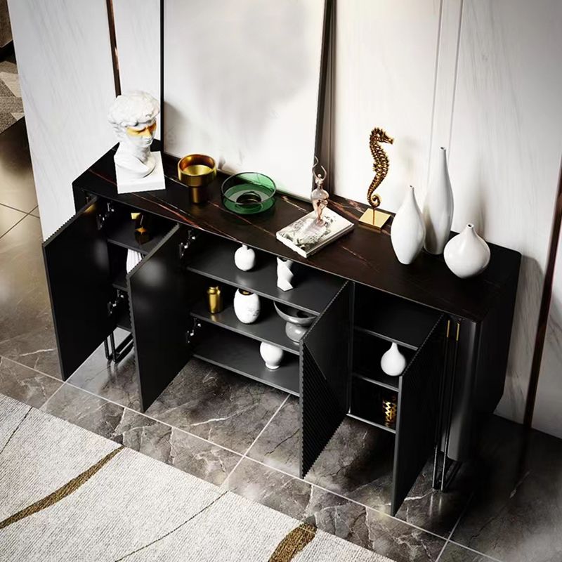 Panneau latéral en bois d'ingénierie en pierre moderne pour le salon