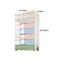 Modern Style Non-Hanging Armoire Plastic Home Storage Cabinet