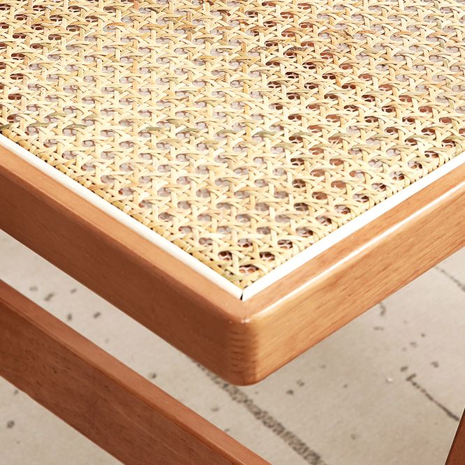 Contemporary Style Folding Side Chair Armless Open Back Chairs with Wooden Legs Clearhalo ' kitchen&dining_furn' 'Dining Chairs' 'Dining Tables & Seating' 'dining_chair' 'furn' 'furn_dining_chair' 'Furniture' 'furniture_dining_chair' 'Kitchen & Dining Furniture' 'kitchen' 1200x1200_e040b54c-b67c-48d7-815c-a64b7537cb3a