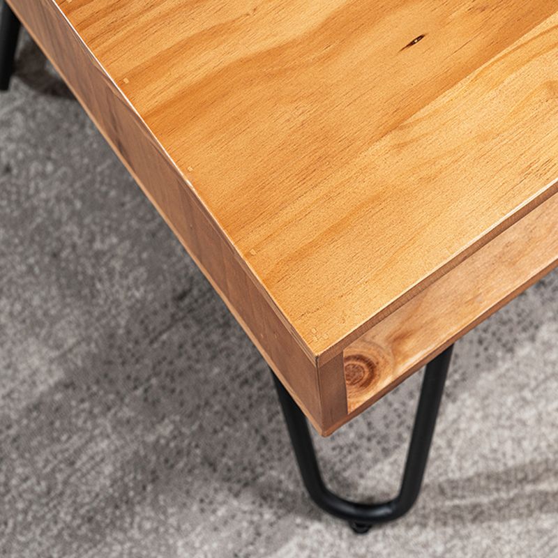 Meuble TV de rangement ouvert, Console multimédia industrielle, meuble TV pour salon