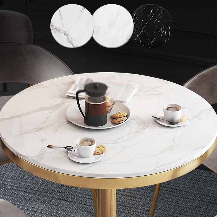 1/2/4/5 Pcs Metal Glam Dining Room Set with Round Table and Arm Chairs Dining Set Clearhalo 'Dining Room Sets' 'Dining Tables & Seating' 'dining_room_set' 'furn' 'furn_dining_room_set' 'Furniture' 'furniture_dining_room_set' 'Kitchen & Dining Furniture' 'kitchen&dining_furn' 'kitchen' 1200x1200_e0417049-7c35-4312-8657-c89447fc8bf1