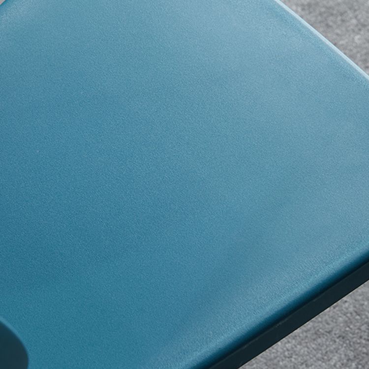 Nordic Glam Style Chair Kitchen Armless Chair with Plastic Legs Clearhalo 'Dining Chairs' 'Dining Tables & Seating' 'dining_chair' 'Furniture' 'furniture_dining_chair' 'Kitchen & Dining Furniture' 1200x1200_e0424071-188e-491b-9f02-1b8815db3985