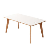 Contemporary Kitchen Dinner Table Rectangle 4 Legs Dining Table Clearhalo 'Dining Tables & Seating' 'Dining Tables' 'dining_table' 'furn' 'furn_dining_table' 'Furniture' 'Kitchen & Dining Furniture' 1200x1200_e042433c-ebb4-441b-9f01-bbd48f4937e2