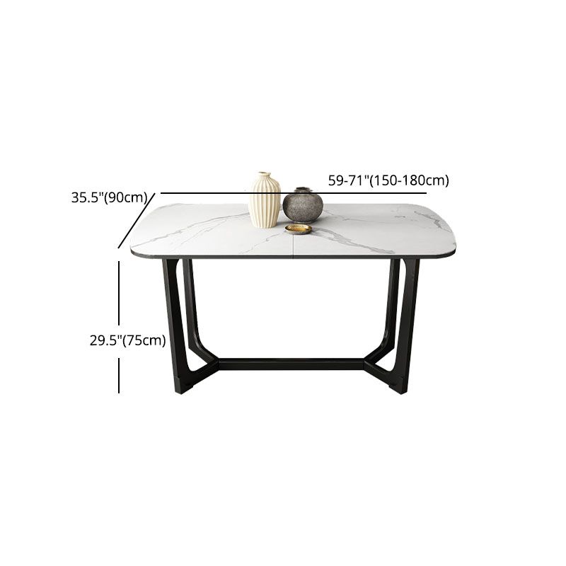 Modern 1/3/4 Pieces Scalable Dinette Set with Sintered Stone Ash Wood Dining Table Set Clearhalo 'Dining Room Sets' 'Dining Tables & Seating' 'dining_room_set' 'furn' 'furn_dining_room_set' 'Furniture' 'furniture_dining_room_set' 'Kitchen & Dining Furniture' 1200x1200_e0432c51-7890-43cc-aeb9-8ca5b21592dd