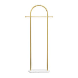 Modern Coat Rack Free Standing Marble Stone Base Metal Coat Hanger