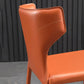 Contemporary Dining Chair with Metal Legs Wingback Parsons Chair for Home Use Clearhalo ' kitchen&dining_furn' 'Dining Chairs' 'Dining Tables & Seating' 'dining_chair' 'Furniture' 'furniture_dining_chair' 'Kitchen & Dining Furniture' 'kitchen' 1200x1200_e0452ca0-07a7-42a8-bc57-e8b89ba4c1e7