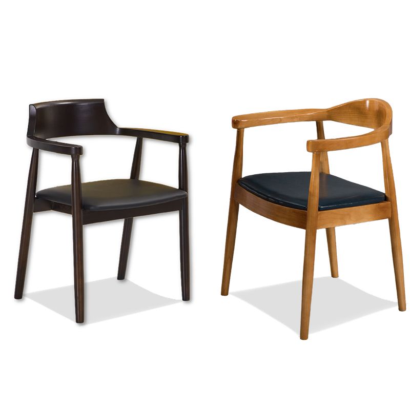 Modern Style Wood Dining Chair Stackable Open Back Dining Side Chair for Home Clearhalo ' kitchen&dining_furn' 'Dining Chairs' 'Dining Tables & Seating' 'dining_chair' 'furn' 'furn_dining_chair' 'Furniture' 'furniture_dining_chair' 'Kitchen & Dining Furniture' 'kitchen' 1200x1200_e0477d33-eb7c-4685-8692-31a399d34f9e