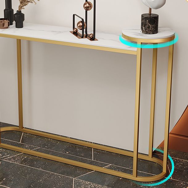 Tavolo console in pietra glam tavolo divano console di ferro dorato per sala