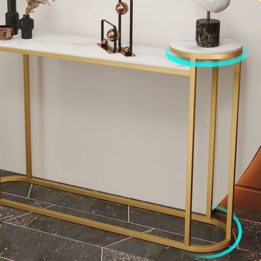 Tavolo console in pietra glam tavolo divano console di ferro dorato per sala