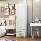 Hinged Wardrobe Closet Non-Hanging Wardrobe Armoire for Bedroom Clearhalo 'Armoires & Wardrobes' 'armoires_wardrobes' 'Bedroom Furniture' 'furn' 'furn_armoires_wardrobes' 'Furniture' 1200x1200_e04cd60c-b3ff-4ed2-a379-fef17d9dbcd2