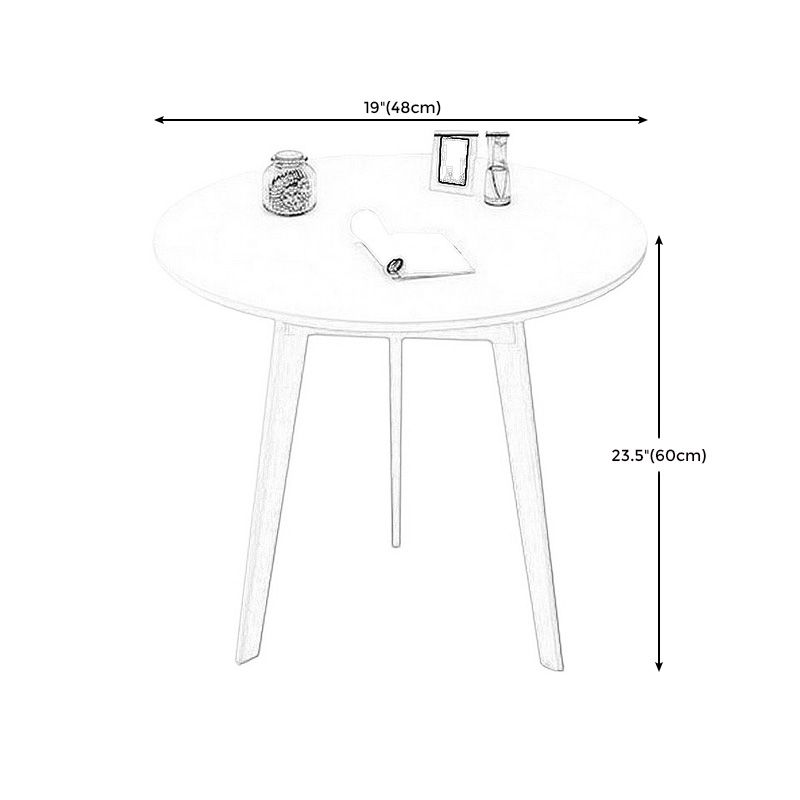 Modern Style Wooden Base Top Round Coffee Table for Apartment Clearhalo 'Coffee & Accent Tables' 'Coffee Tables' 'coffee_tables' 'furn' 'furn_coffee_tables' 'Furniture' 'furniture_coffee_tables' 'Living Room Furniture' 1200x1200_e0526fed-71da-40a0-87a4-d48de4d69872