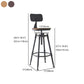 Industrial Style Metal Bar-stool with Iron Legs Counter Stool for Kitchen Bar Clearhalo 'Bar Furniture' 'Bar Stools' 'bar_stools' 'furn' 'furn_bar_stools' 'furniture_bar_stools' 'Kitchen & Dining Furniture' 'kitchen&dining_furn' 'kitchen' 'kitchen_furn' Furniture' 1200x1200_e055c626-ff46-466b-ac81-ae8b0c9916ac