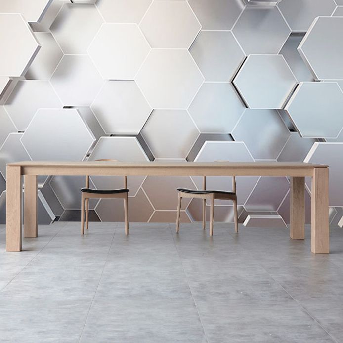 Wood Dining Table Rectangle Modern Table with 4 Legs for Restaurant Clearhalo ' dining_table' 'Dining Tables & Seating' 'Dining Tables' 'furn' 'furn_dining_table' 'Furniture' 'furniture_dining_table' 'Kitchen & Dining Furniture' 'kitchen&dining_furn' 'kitchen' 'kitchen_dining_table' 1200x1200_e056dd7f-0cd3-41ae-8d45-092308dc6c71