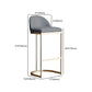 Glam Sintered Stone 1/2/5 Pieces Bar Table Set Rectangle Bar Table with Metal Legs