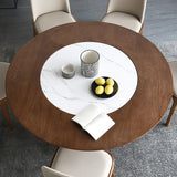 Contemporary 1/4/5/7 Pieces Dining Sintered Stone Dining Table Set with Wooden Legs Clearhalo 'Dining Room Sets' 'Dining Tables & Seating' 'dining_room_set' 'furn' 'furn_dining_room_set' 'Furniture' 'furniture_dining_room_set' 'Kitchen & Dining Furniture' 'kitchen&dining_furn' 'kitchen' 1200x1200_e059cc3e-0c6f-41b7-a6bb-f0a781dcae10