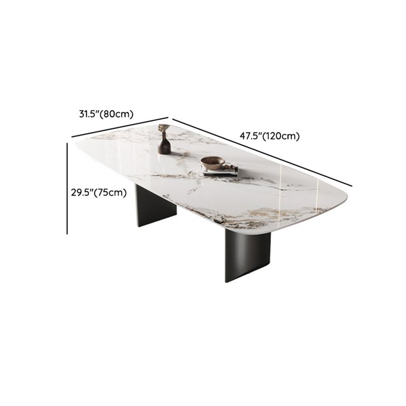 Set di tavoli da pranzo bianca lucido 1/4/5/6/7 pezzi glam dinette con sedie in pelle