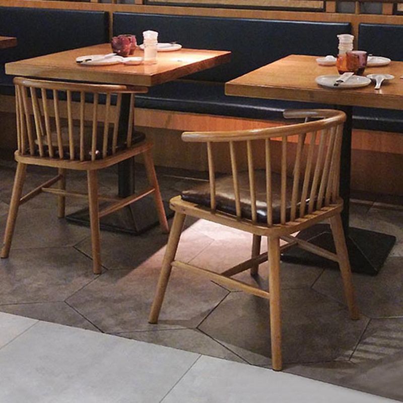 Houten zijkant eetstoel hedendaagse windsor achterkant stoel