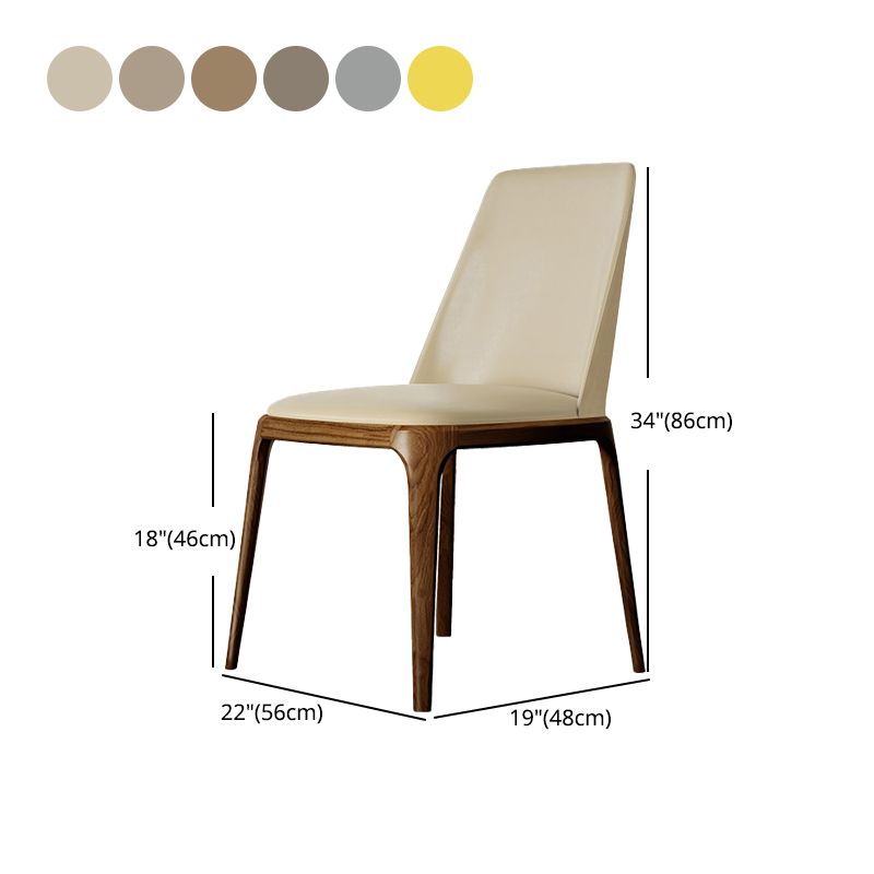 Kitchen Side Chairs Modern Solid Wood Dining Room Chair for Home Clearhalo 'Dining Chairs' 'Dining Tables & Seating' 'dining_chair' 'furn' 'furn_dining_chair' 'Furniture' 'furniture_dining_chair' 'Kitchen & Dining Furniture' 1200x1200_e05d5733-d94b-4628-ab46-ea637948b31f
