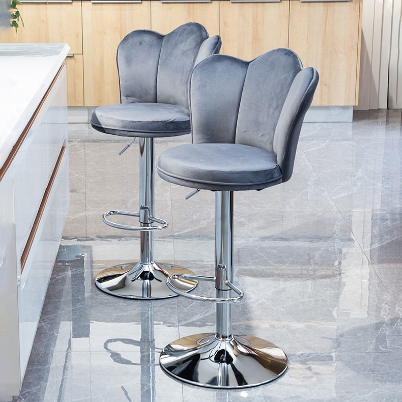 Dining Room Nordic Style Barstool Adjustable Bar Stool with Liftable Pedestal Clearhalo 'Bar Furniture' 'Bar Stools' 'bar_stools' 'furn' 'furn_bar_stools' 'Furniture' 'Kitchen & Dining Furniture' 1200x1200_e05f87e9-8e79-4cd1-abee-2e3d396514c1