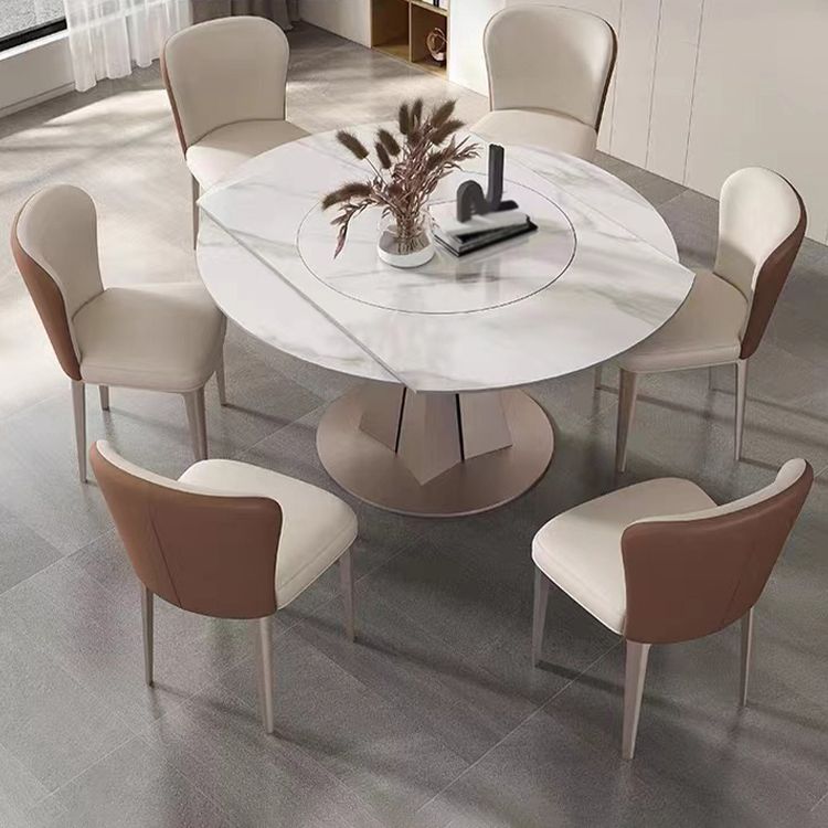 Modern 1/2/5/7 Pieces Dining Set Stone Dining Furniture Set for Dining Room Clearhalo 'Dining Room Sets' 'Dining Tables & Seating' 'dining_room_set' 'furn' 'furn_dining_room_set' 'Furniture' 'furniture_dining_room_set' 'Kitchen & Dining Furniture' 'kitchen&dining_furn' 'kitchen' 1200x1200_e0608717-0d40-482a-931a-46b1677c8334
