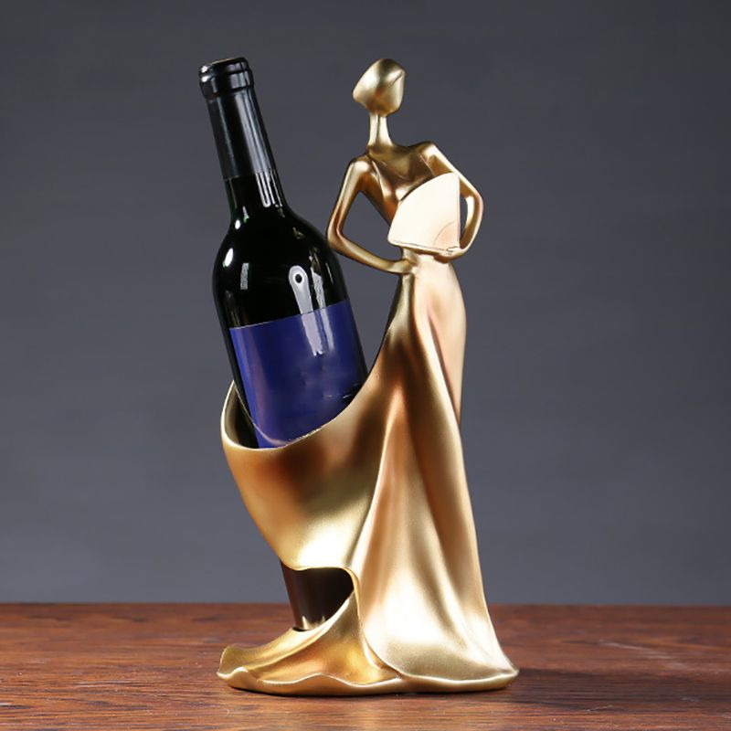 Tafelbladhars wijnflesje rek glamour fleshouder voor woonkamer