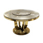 Mesa de comedor redonda convertible, mesa de pedestal para cocina, comedor