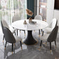 Contemporary Sintered Stone Dining Round Table Set 1/4/5/7 Pieces Dining Set