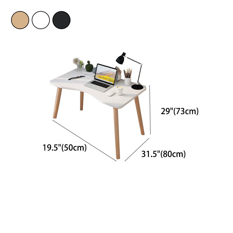 29 "H houten kantoor bureau modern schrijfbureau met 4 poten voor thuiskantoor