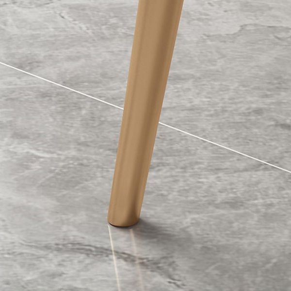 Traditional Luxury Dining Table White Top Rectangle 4 Legs Table for Home Clearhalo 'Dining Tables & Seating' 'Dining Tables' 'dining_table' 'furn' 'furn_dining_table' 'Furniture' 'Kitchen & Dining Furniture' 1200x1200_e068bc07-3ec3-4b48-8408-e4f266c9593a