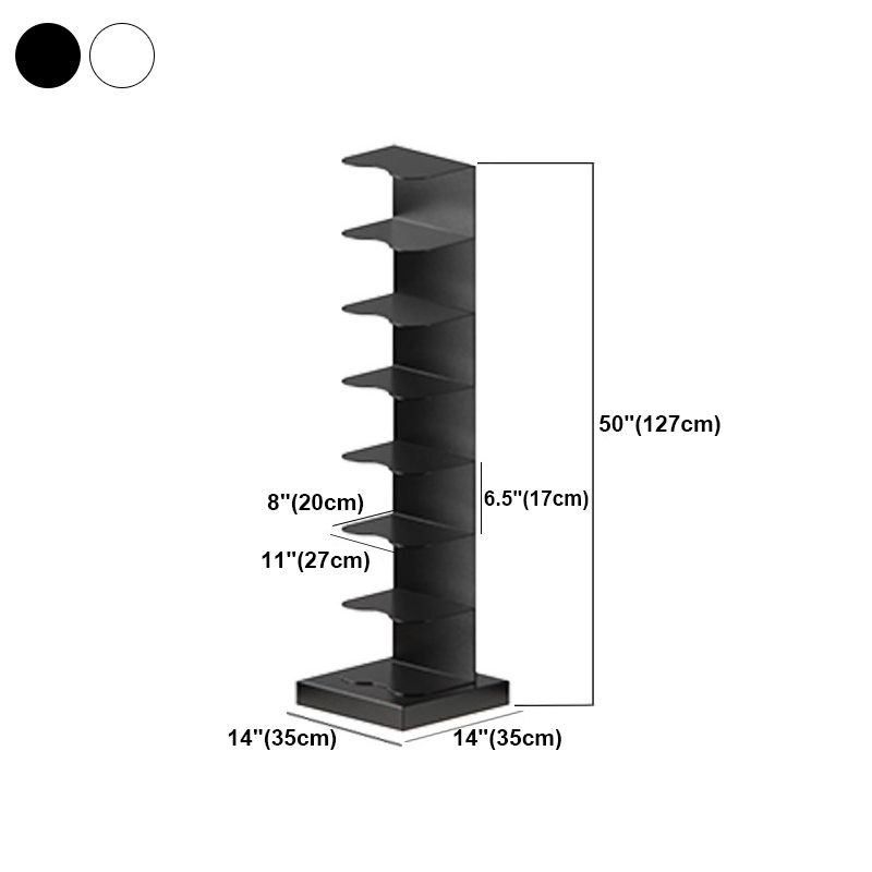 Metal Geometric Bookcase Contemporary Style Vertical Book Shelf Clearhalo 'Bookcases' 'furn' 'furn_bookcases' 'Furniture' 'furniture_bookcases' 'kitchen' 'kitchen_bookcases' 'Living Room Furniture' 'Office Furniture' 1200x1200_e06ae41f-43a4-427d-bf30-d1dc07321ed6