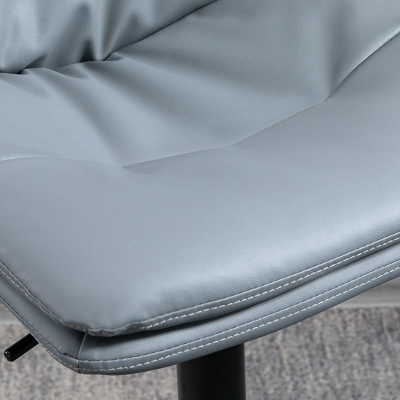 Modern Leather Bar Stool Swivel Bucket Adjustable Height Full Back Counter Stool Clearhalo 'Bar Furniture' 'Bar Stools' 'bar_stools' 'furn' 'furn_bar_stools' 'furniture_bar_stools' 'Kitchen & Dining Furniture' 'kitchen&dining_furn' 'kitchen' 'kitchen_furn' Furniture' 1200x1200_e06c2ae7-3c52-4e1a-ba29-8336ad78749b