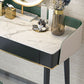 Contemporary Makeup Vanity Desk Double Drawers Vanity Dressing Table