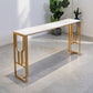 Tavolo da bar Glam ad altezza bar con gambe dorate e tavolo da bar con base in metallo