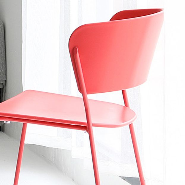 Stackable Dining Armless Chairs Indoor Dining Chairs with Metal Legs Clearhalo ' kitchen&dining_furn' 'Dining Chairs' 'Dining Tables & Seating' 'dining_chair' 'furn' 'furn_dining_chair' 'Furniture' 'furniture_dining_chair' 'Kitchen & Dining Furniture' 'kitchen' 1200x1200_e0730bbb-dab0-4da2-98a3-b778d88981df