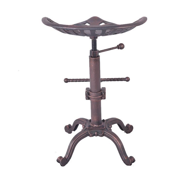Single Modern Style Bar-stool with Swivel Adjustable Height Iron Footrest for Kitchen Bar Clearhalo 'Bar Furniture' 'Bar Stools' 'bar_stools' 'furn' 'furn_bar_stools' 'furniture_bar_stools' 'Kitchen & Dining Furniture' 'kitchen&dining_furn' 'kitchen' 'kitchen_furn' Furniture' 1200x1200_e07515cb-0d0d-461b-bca6-e8817a643627