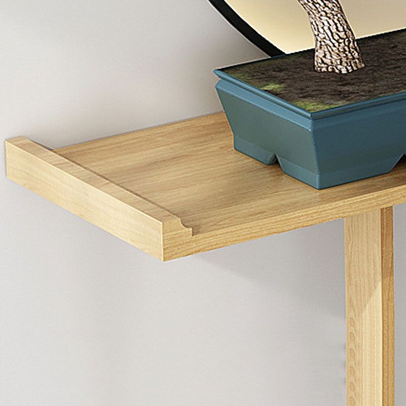 31.5-inch Tall Console Table Solid Wood 1-shelf Accent Table for Hall