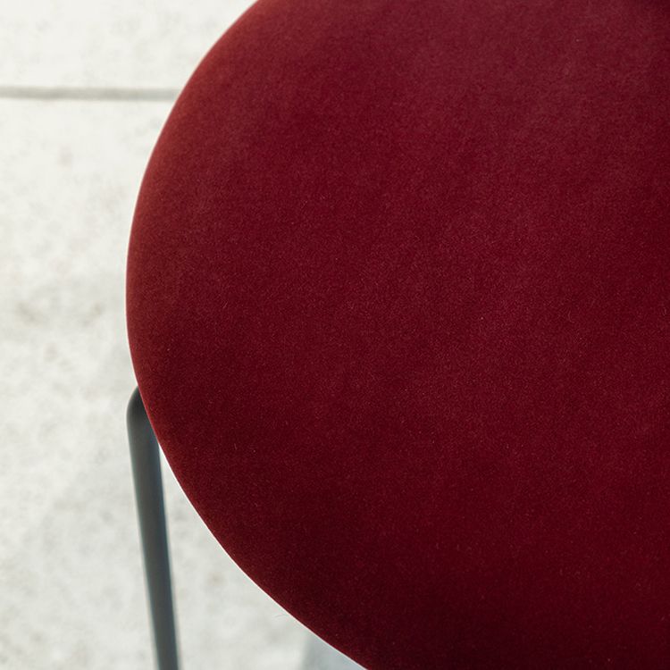 Contemporary Style Dining Chair Kitchen Armless Single Chair with Metal Legs Clearhalo ' kitchen&dining_furn' 'Dining Chairs' 'Dining Tables & Seating' 'dining_chair' 'furn' 'furn_dining_chair' 'Furniture' 'furniture_dining_chair' 'Kitchen & Dining Furniture' 'kitchen' 1200x1200_e0761cd3-f8d1-41e9-addd-f82291287dad