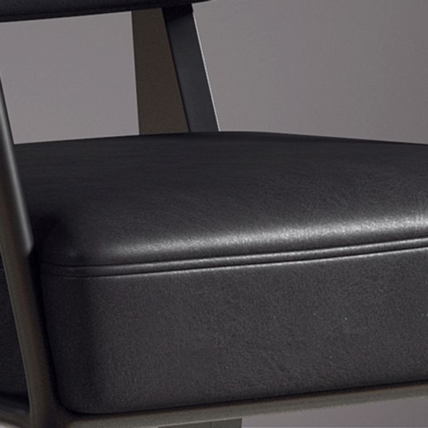 Industrial Style Metal Dining Chair Open Back Dining Arm Side Chair for Kitchen Clearhalo ' kitchen&dining_furn' 'Dining Chairs' 'Dining Tables & Seating' 'dining_chair' 'furn' 'furn_dining_chair' 'Furniture' 'furniture_dining_chair' 'Kitchen & Dining Furniture' 'kitchen' 1200x1200_e0776edb-d10a-49cd-92a4-1848741df37d