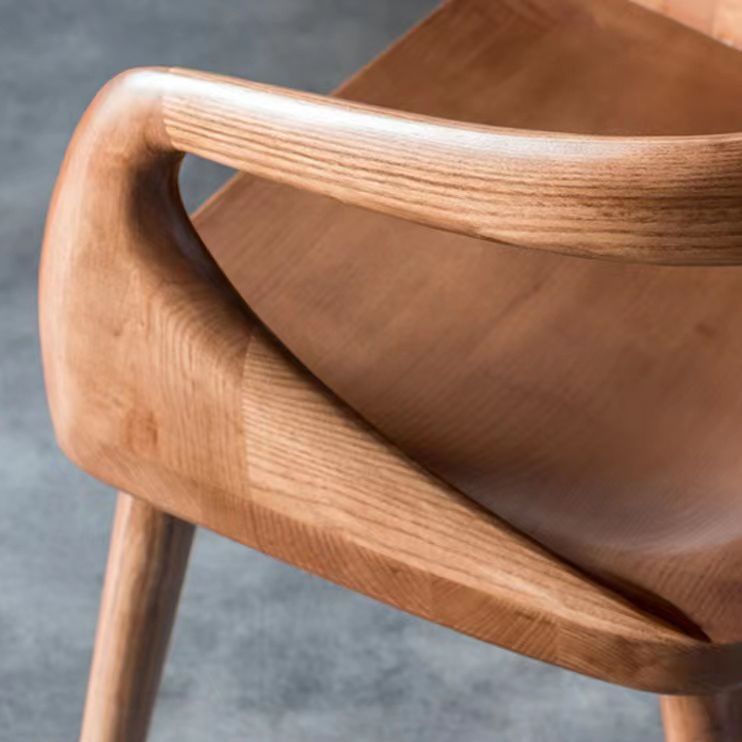 Contemporary Arm Dining Chair Dining Room Solid Wood Dining Chair Clearhalo 'Dining Chairs' 'Dining Tables & Seating' 'dining_chair' 'furn' 'furn_dining_chair' 'Furniture' 'Kitchen & Dining Furniture' 1200x1200_e078f657-03ad-431b-ac6c-a7f9ef281506