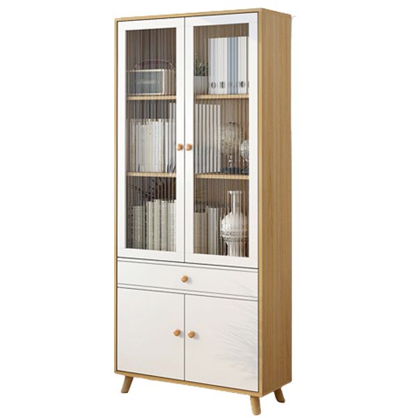 Scandinavian 11.8" Wide Standard Bookcase Manufactured Wood Bookshelf Clearhalo 'Bookcases' 'furn' 'furn_bookcases' 'Furniture' 'Office Furniture' 1200x1200_e0794dc4-838a-428b-9a93-0bd847a60cc7