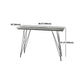 Modern Bar Table Set 1/2/3 Pieces Rectangle Stone Counter Table with High Stools Clearhalo 'Bar Furniture' 'furn' 'furn_home_bar_bar_sets' 'Furniture' 'Home Bars & Bar Sets' 'home_bar_bar_sets' 'Kitchen & Dining Furniture' 1200x1200_e07a1845-ec88-4de8-93d1-0d04a67c6190