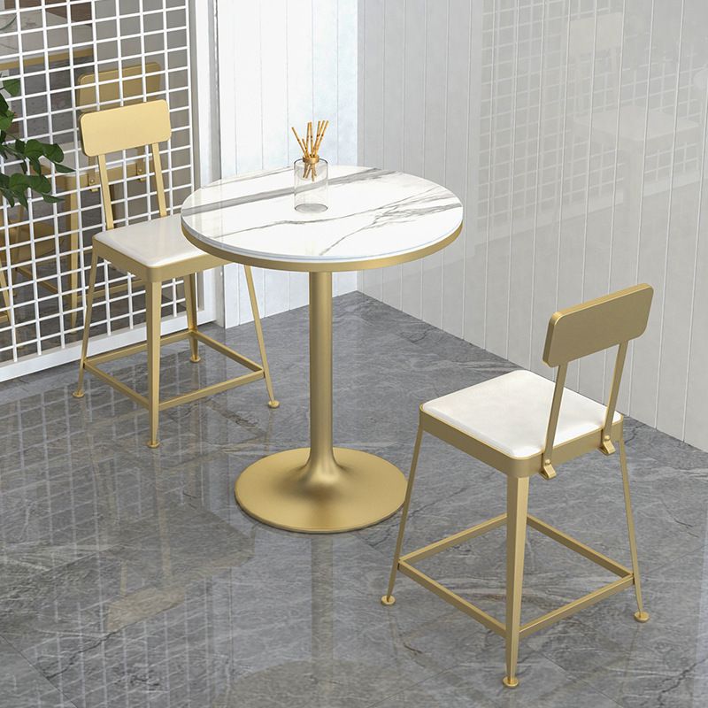 Contemporary Round Bar Dining Table Indoor Pedestal Bar Height Table 42-Inch Top Clearhalo 'Bar Furniture' 'Bar Tables' 'bar_tables' 'furn' 'furn_bar_tables' 'Furniture' 'furniture_bar_tables' 'Kitchen & Dining Furniture' 'kitchen&dining_furn' 'kitchen' 1200x1200_e07a306d-b846-4624-b220-9e4e9835c2ee