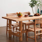 Solid Wood Rectangle Dining Table Modern Contemporary Kitchen Wood Table with Trestle Base Clearhalo ' dining_table' 'Dining Tables & Seating' 'Dining Tables' 'Furniture' 'furniture_dining_table' 'Kitchen & Dining Furniture' 'kitchen&dining_furn' 'kitchen' 'kitchen_dining_table' 1200x1200_e07b769b-4a18-4e0c-a69f-69ba67fe0c96