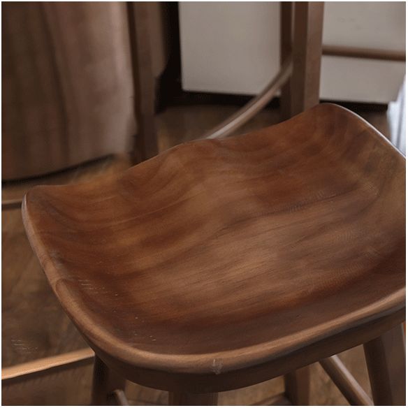Modern Style Solid Wood Bar Stool with Footrest Living Room Simple Bar Stool 30-inches Clearhalo 'Bar Furniture' 'Bar Stools' 'bar_stools' 'furn' 'furn_bar_stools' 'furniture_bar_stools' 'Kitchen & Dining Furniture' 'kitchen&dining_furn' 'kitchen' 'kitchen_furn' Furniture' 1200x1200_e07c2919-ca2e-4a3b-949b-4fe16334043c