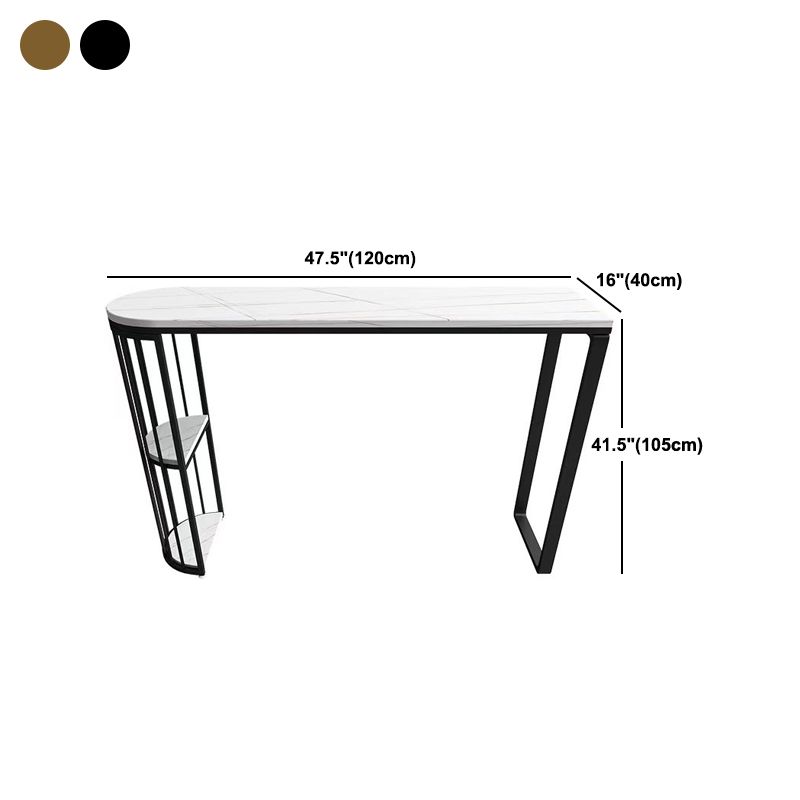 Glam Pub Table Specialty Double Pedestal Bar Table for Indoor Clearhalo 'Bar Furniture' 'Bar Tables' 'bar_tables' 'furn' 'furn_bar_tables' 'Furniture' 'Kitchen & Dining Furniture' 1200x1200_e07ced84-5ffe-43cc-b610-33c0e55c80fd