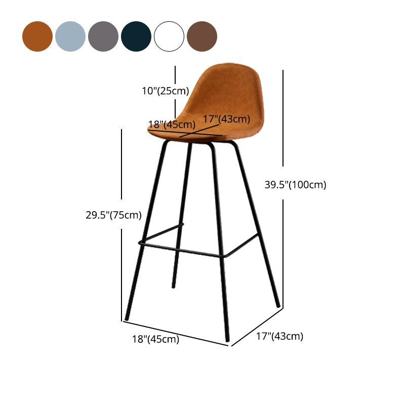 Industrial Style Square Counter Barstools for Bristol Leather Stools with Metal Legs Clearhalo 'Bar Furniture' 'Bar Stools' 'bar_stools' 'furn' 'furn_bar_stools' 'Furniture' 'furniture_bar_stools' 'Kitchen & Dining Furniture' 1200x1200_e07ddf6d-acdf-4d57-a444-be45fcdc0c36