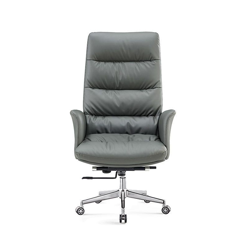 Modern Fixed Arms Desk Chair Height-adjustable Office Chair with Wheels Clearhalo 'furn' 'furn_office_chair' 'Furniture' 'Office Chairs' 'Office Furniture' 'office_chair' 1200x1200_e080f5b8-e686-4585-aece-8cf171ec704a