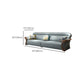 Solid Wood Contemporary Genuine Leather Flared Arm Sofa with Pillows Clearhalo 'furn' 'furn_sofas' 'Furniture' 'Living Room Furniture' 'Sofa' 'sofas' 1200x1200_e08152a7-f880-482a-8933-ccd7831fa7a7