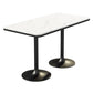 Industrial Dining Room Table White Sintered Stone Table with Black Metal Base Clearhalo ' dining_table' 'Dining Tables & Seating' 'Dining Tables' 'furn' 'furn_dining_table' 'Furniture' 'furniture_dining_table' 'Kitchen & Dining Furniture' 'kitchen&dining_furn' 'kitchen' 'kitchen_dining_table' 1200x1200_e08223e2-b10e-43f4-938b-5401c59714f1