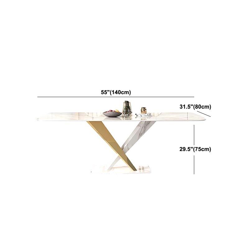 Glam Dining Table Set 1/2/5/7 Pcs Rectangle Dining Table with Upholstered Chairs Clearhalo 'Dining Room Sets' 'Dining Tables & Seating' 'dining_room_set' 'furn' 'furn_dining_room_set' 'Furniture' 'Kitchen & Dining Furniture' 1200x1200_e082f944-f17f-4017-833b-b3d3f58dd842